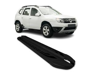 Marchepieds Latéraux pédale Compatible avec Dacia Duster 2010-2018 Aluminium Noir 2Pcs