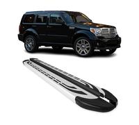 Marchepieds Latéraux pédale Compatible avec Dodge Nitro 2006-2012 Aluminium Gris 2Pcs