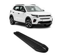 Marchepieds latéraux pédale pour Citroen e-C3 2024-2026 Aluminium Noir 2Pcs