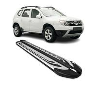 Marchepieds Latéraux pédale pour Dacia Duster 2010-2018 Aluminium Gris Noir 2x
