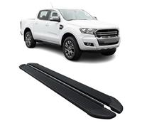 Marchepieds Latéraux pédale pour Ford Ranger T6 2012-22 DoubleCab Noir Alu