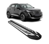 Marchepieds Latéraux pédale pour Peugeot 2008 2020-2025 Aluminium Gris Noir 2X