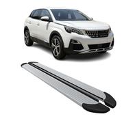 Marchepieds Latéraux pédale pour Peugeot 3008 2016-2024 Aluminium Argent 2Pcs