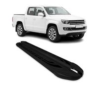 Marchepieds Latéraux pédale pour VW Amarok 2010-2022 Aluminium Noir 2Pcs