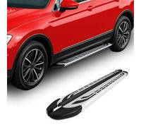Marchepieds Latéraux pédale pour VW Amarok Double Cab 2010-2022 Alu Gris 2Pcs