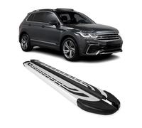 Marchepieds Latéraux pédale pour VW Tiguan II 2016-2023 Aluminium Gris 2Pcs