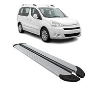 Marchepieds Latéraux pour Citroen Berlingo 2008-2018 L1 Aluminium Argent 2Pcs