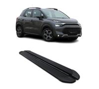 Marchepieds Latéraux pour Citroen C3 Aircross 2017-2024 Noir Aluminium 2Pcs