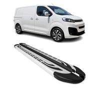 Marchepieds Latéraux pour Citroen Jumpy 2016-2026 Aluminium Gris L1 Court 2Pcs