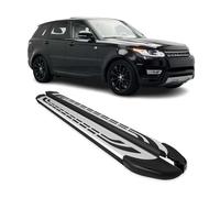 Marchepieds Latéraux pour Range Rover Sport 2013-2022 Aluminium Gris Noir 2Pcs