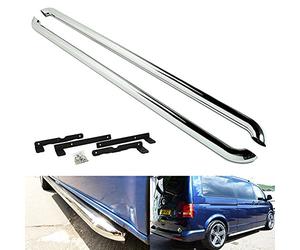 Marchepieds latéraux pour Volks Transporter T5 T6 LWB à empattement Long 2003+