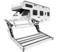 Marchepieds manuels pliants pour camping-car, escaliers portables, faciles à installer, tabourets rabattables, capacité de charge 150 kg, idéal pour les mobil-homes