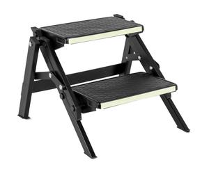 Marchepieds pliants Brunner Ruckstep Black Fluo Couleur: noir