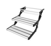 Marchepieds pour Camping-cars-VEVOR-2 Marches-Caravane Rétractable Pliable-Charge 199,58 kg-Antidérapant-Remorque