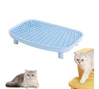 Marchepieds pour chat pour bac à litière, escaliers de collecte anti-dispersion, plateformes d'escalier faciles à nettoyer, aide à réduire la fatigue des sauts, convient pour une utilisation en