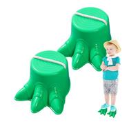 Marchepieds pour - Ensemble de 2 Jouets Actifs, Jeu de Pique-Nique Classique, Design en Forme de Pied de Dinosaure, échasses d'équilibre | Accessoires de Jeu d'extérieur pour