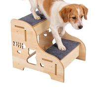 Marchepieds pour grands chiens | Escalier en bois antidérapant robuste - Marches stables pour animaux domestiques - pour chiots âgés escalade intérieur extérieur salon, chambre à coucher, canapé