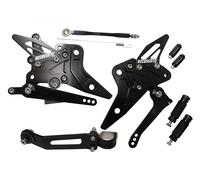 Marchepieds réglables Street Racing Accossato noir pour Kawasaki Z800-E de 2013 à 2016 (CC 800)