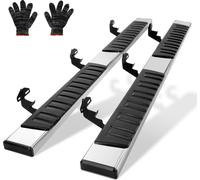 Marchepieds VEVOR 6 pouces Compatible avec 2015-2023 Ford F150-Crew Cab/2017-2023 Ford F-250 F-350 Super Duty Crew Cab, 201 Marchepieds latéraux en acier inoxydable, capacité 227 kg, 2 pièces