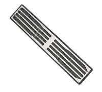 Marchepieds Voiture Pour Jaguar Pour XE XF E-Pace F Pace Pour Range Pour Rover Pour Velar 2016-2019 LHD Acier Inoxydable Repose-pieds Pédale AT Pédales Couverture(REST PEDAL)