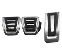 marchepieds voiture Pour Seat Ibiza Arona Ateca 2013-2022 Couvercle De Pédale Frein À Carburant Pédales Ensemble Voiture(MT)