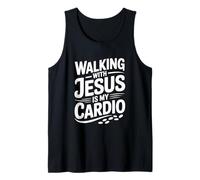 Marcher avec Jésus est Mon entraînement Cardio Débardeur