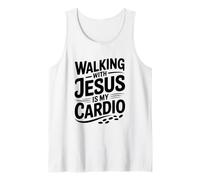 Marcher avec Jésus est Mon entraînement Cardio Débardeur