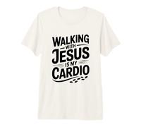 Marcher avec Jésus est Mon entraînement Cardio T-Shirt Haut de Gamme