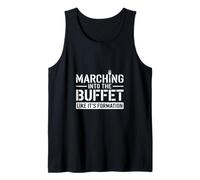 Marcher dans le buffet comme sa formation des anciens combattants Débardeur
