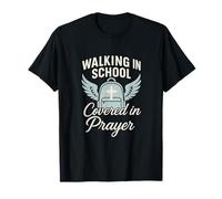 Marcher dans l'école couvert de prière T-Shirt