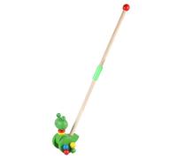 Marcher - Déambulateur de dessins animés avec animaux en bois de 55 cm x 12 cm x 10 cm | de marche à pousser et à tirer pour | Charmant jeu d'apprentissage