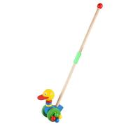 Marcher - Déambulateur de dessins animés avec animaux en bois de 55 cm x 12 cm x 10 cm | de marche à pousser et à tirer pour | Charmant jeu d'apprentissage