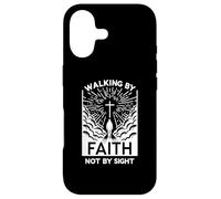 Marcher par la Foi et Non par la Vue : Dieu, Verset de la Bible chrétienne Coque pour iPhone 17