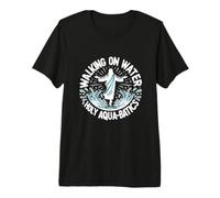 Marcher sur l'eau Sainte Aqua-Batics ! Funny Jesus Walk Water T-Shirt Haut de Gamme