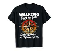 Marcher sur Mon Propre Chemin, Je me Demande où en est la Vie, aventurier T-Shirt