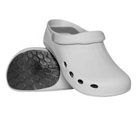 Marcher Walk à Mile Prima Clog White, Ultralight EVA Clogs with Non-Slip Soleil. 215g/Shoe Clinic, Practice, Soins, Restauration, Black