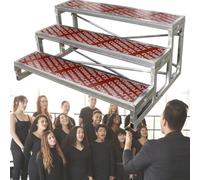 Marches chorales de qualité commerciale, escalier musical robuste pour les performances et les discours