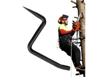 Marches d'arbre à visser - Ensemble de poignées d'escalade en acier de 224 g, barreau d'installation à profondeur de filetage, fixation autoperceuse de 7 cm polyvalente pour la récolte d'entretien des