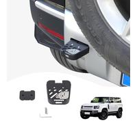 Marches d'attelage de pare-chocs arrière en acier carbone noir compatibles avec Defender 90 110 130 2020-2025 Marchepieds antidérapants pour attelage de remorque