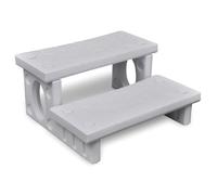 vidaXL Marches de spa blanches pour jardin, terrasse, baignoire et piscine