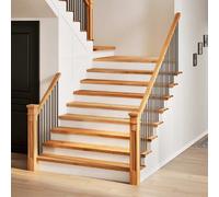 Marches d'escalier 4pcs non traité 120x30x2cm bois chêne massif vidaXL