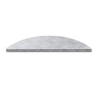 Marches d'escalier 5 pièces 60 x 18 x 2,5 cm Argent Aluminium Toboggan | Marchepieds en aluminium, utilisation intérieure et extérieure, surface à carreaux, nettoyage facile, design moderne