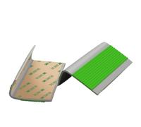 Marches d'escalier antidérapantes de 10 mètres, protection des bords, et imperméables, for escaliers intérieurs extérieurs, garniture en caoutchouc flexible (rouge, 5 mètres)(Green,5meters/16.4ft)