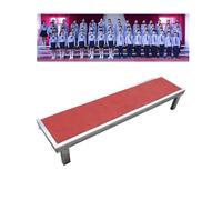 Marches d'escalier chorales à 3 niveaux pour performance sur scène, plate-forme portable pour l'école, l'église, le podium de mariage, la salle de concert
