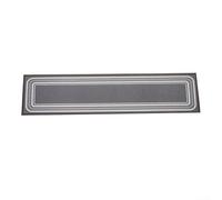 Marches d'escalier compatibles avec les marches en bois - Application à presser - Construction en polyester lavable - Dos en TPE pour améliorer l'adhérence dans des conditions sèches ou humides (gris)