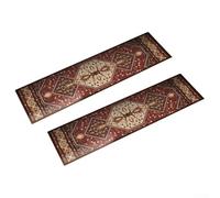 Marches d'escalier d'intérieur avec motif européen fabriquées à partir de polyester pour un usage domestique avec réduction du bruit et protection (E)