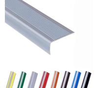 Marches d'escalier, Nez de marche en vinyle, protection bord antidérapante, 1,5 m, moulure nez PVC, 10, bordure autocollante for escaliers intérieurs et extérieurs(Gray,130cm)