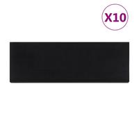 Marches d'Escalier Tapis Marchettes Protection 10 pcs 25x75 cm Caoutchouc vidaXL