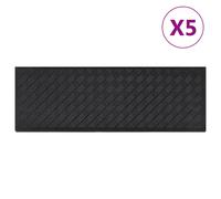 vidaXL Marches d'escalier 5 pcs 25x75 cm caoutchouc 155642