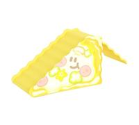 Marches en Forme de Fromage pour Hamster | Maison De Cachette pour Hamster | Rampe d'escalade 2 en 1 Antidérapante Maison Exercice Rongeur Mastication Fourrage Activités Ludiques Exploration Espace